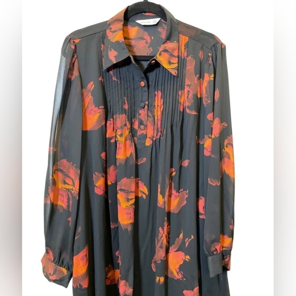 Nine West Casual Dress In Multi-colored Size XS - Picture 4 of 6